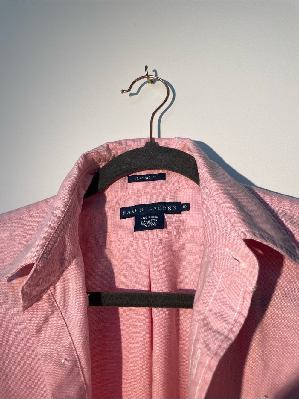 Ralph Lauren Pink Button-Down Shirt